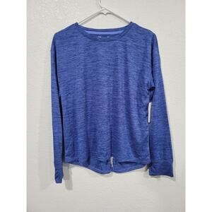 Xersion Quick Dri Long Sleeve Blue Girls Shirt size XL Active Wear‎ #8